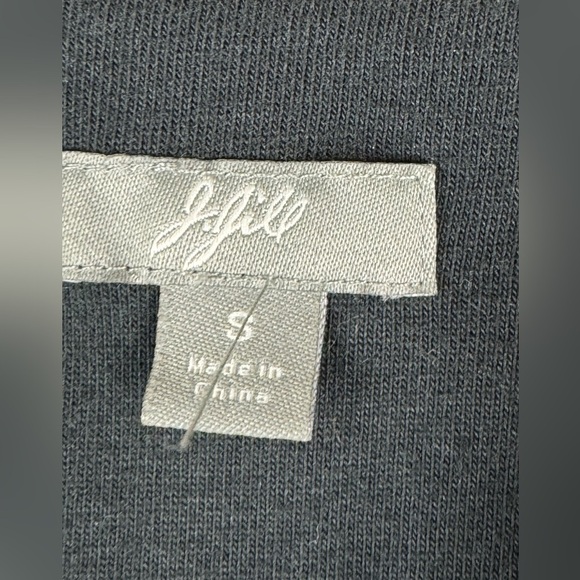 J. Jill Black Hooded Hemp Lightweight Jacket, Size Small - Picture 6 of 12